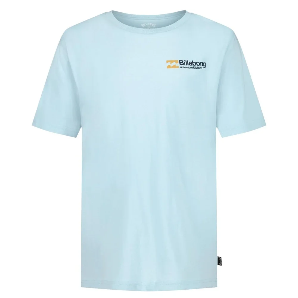 Billabong Boys Premium Short Sleeve Graphic T-Shirt Light Blue Size 8 NWT